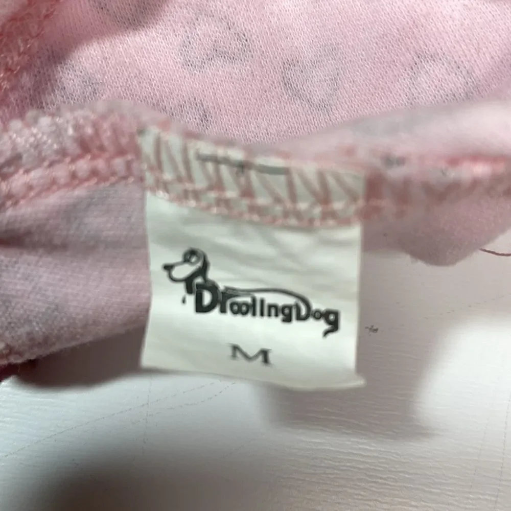 Set of 2 Heart Love Pink Dog Tee Shirts